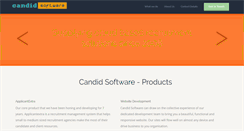 Desktop Screenshot of candidsoftware.com